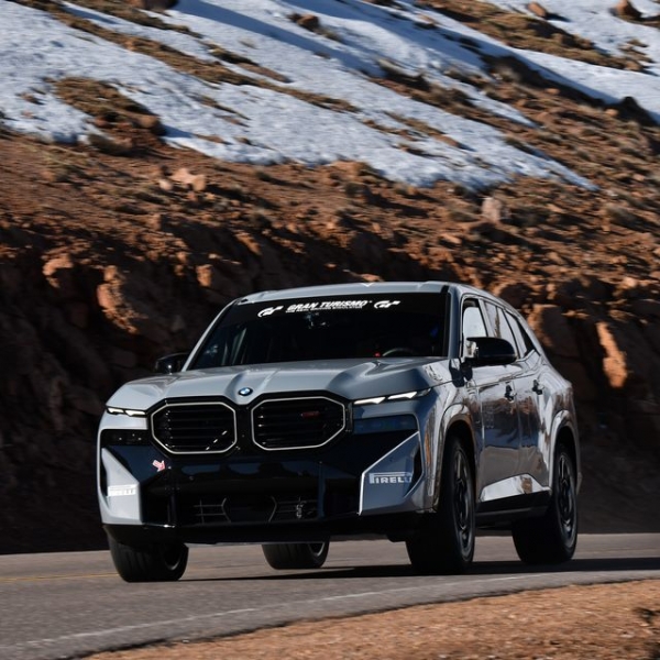 BMW XM Label Red Set Pikes Peak Record after June Crash